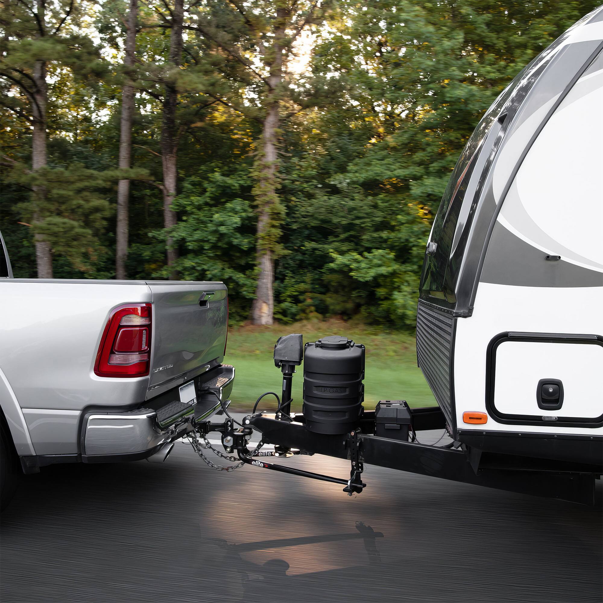 Alt View 7. Camco - Camco EAZ Lift 14 x 5.75 x 8.75 inch RV Weight Distribution Steel Shanks, Black - Black.