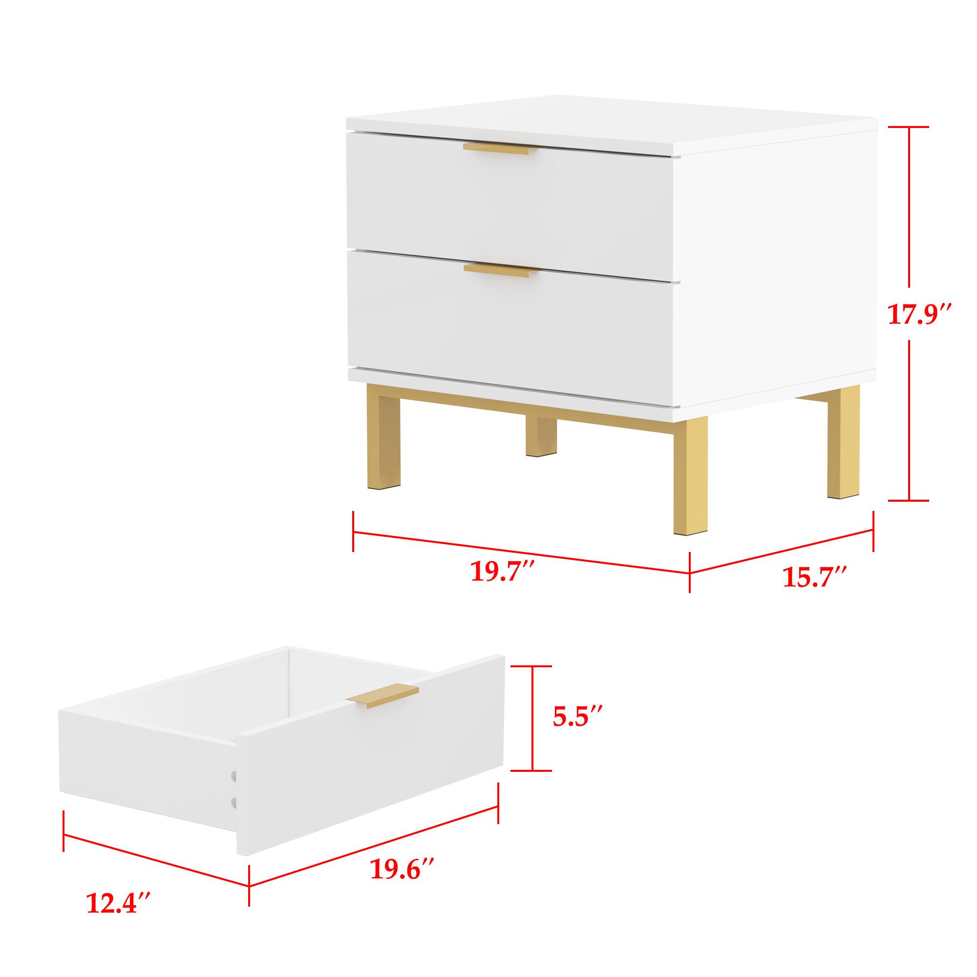 17.9", 19.7", 15.7", 5.5", 12.4", 19.6"