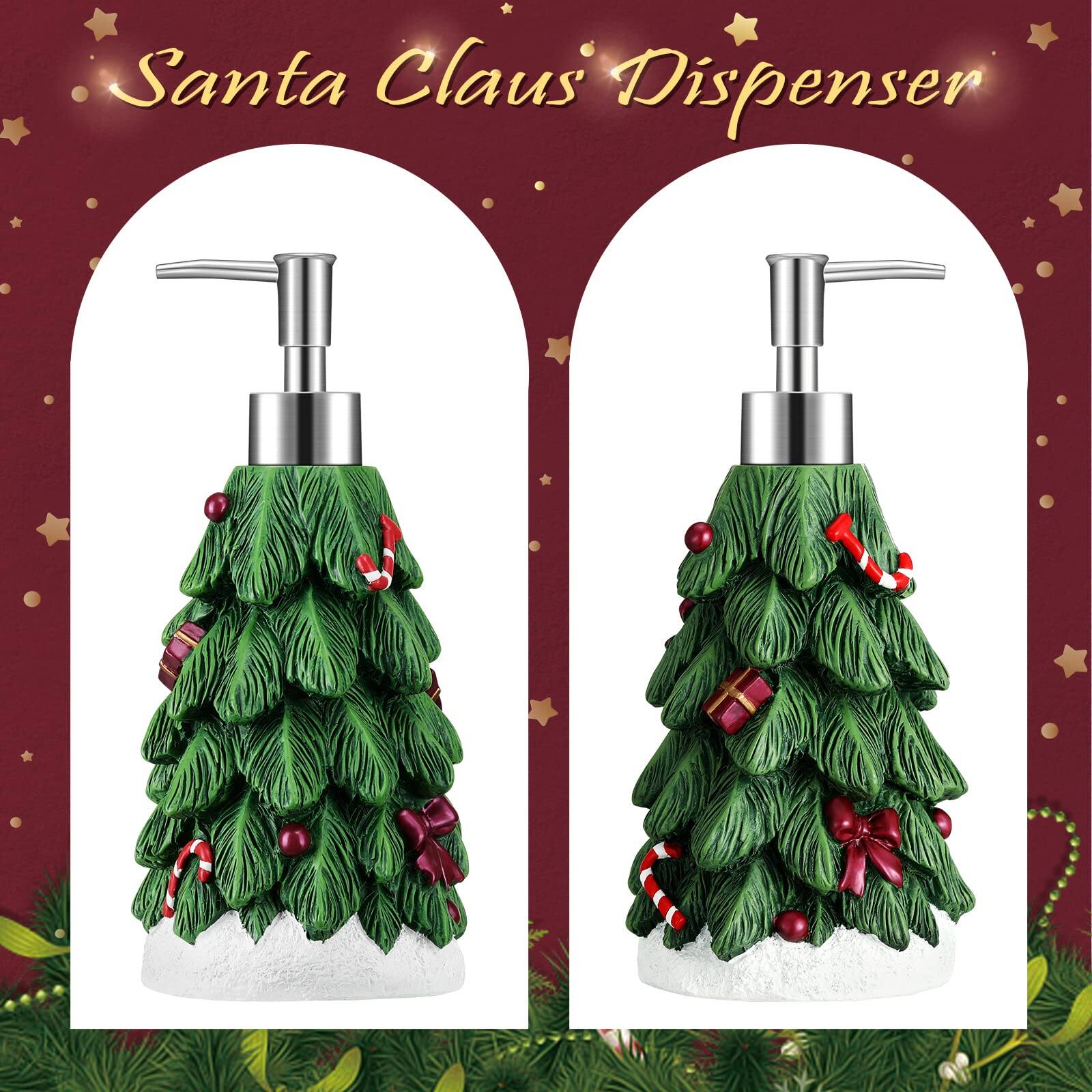 Dapper Styles Christmas Tree Lotion Dispenser Hand Soap Shampoo Shower ...