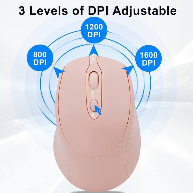 3 Levels of DPI Adjustable  
1200 DPI  
800 DPI  
1600 DPI