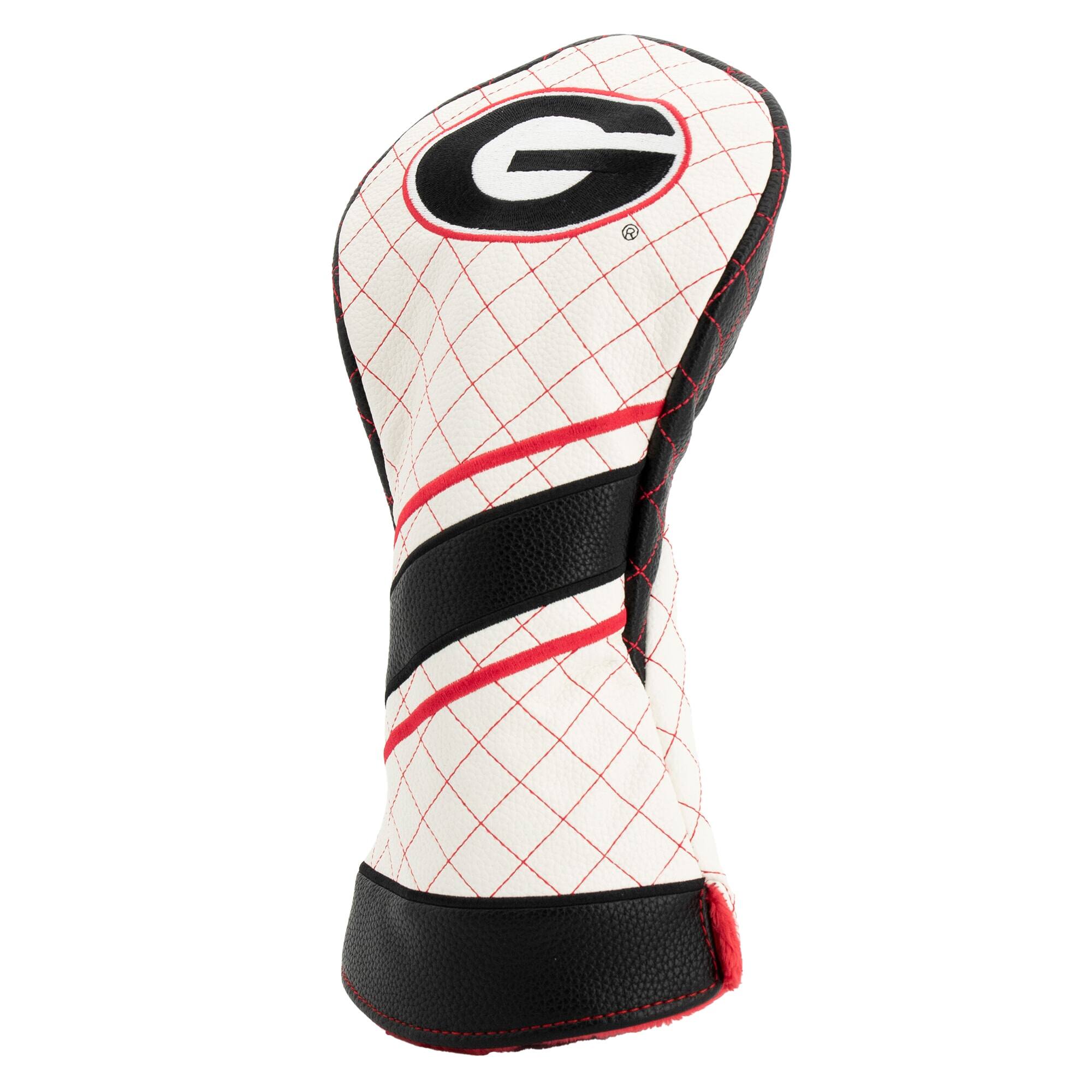 Alt View 2. Team Golf - Georgia Bulldogs Striped Quilted Driver Headcover - Multicolor.