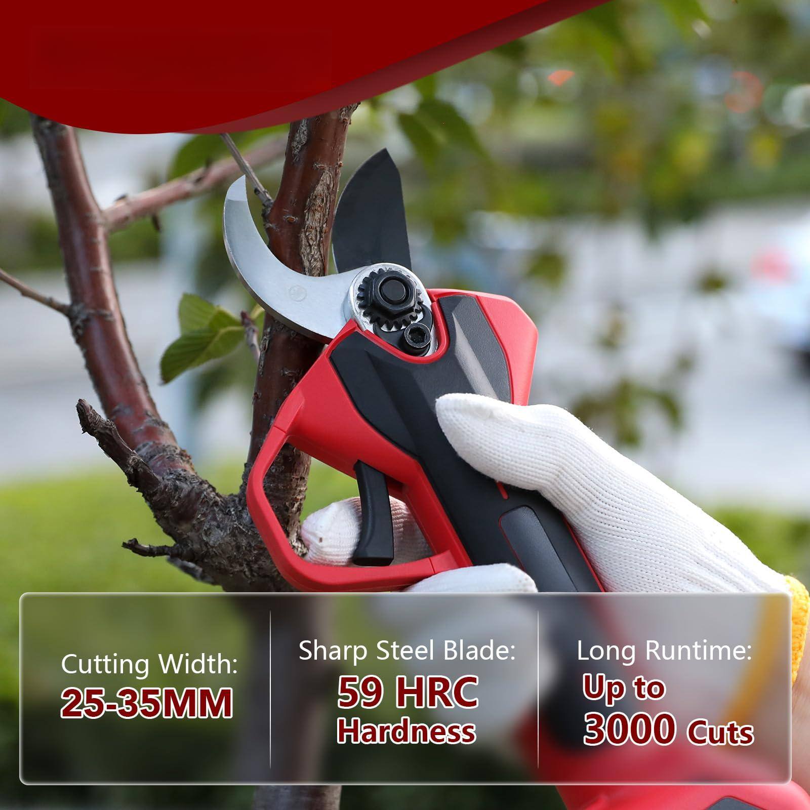 - Cutting Width: 25-35MM
- Sharp Steel Blade: 59 HRC Hardness
- Long Runtime: Up to 3000 Cuts