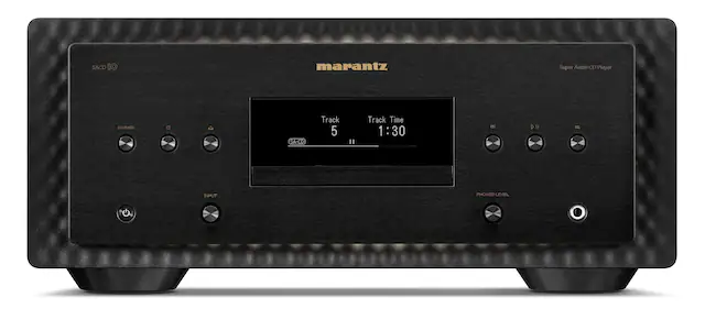 SACD | IO marantz Super Audio CD Player
DIMMER
SA-CD
Track 5
1
Track Time 1:30
INPUT
PHONES LEVEL
