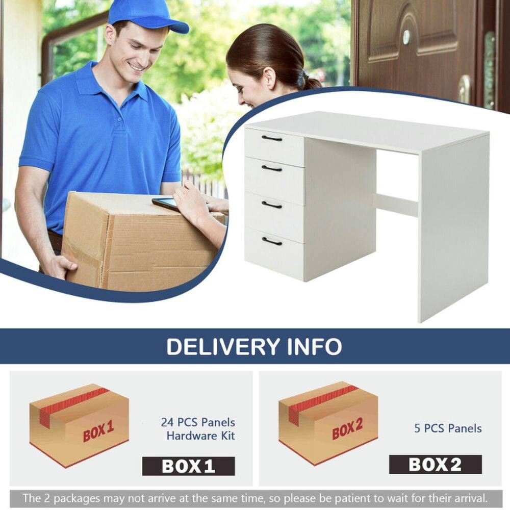 DELIVERY INFO

BOX1: 24 PCS Panels Hardware Kit

BOX2: 5 PCS Panels

The 2 packages may not arrive at the same time, so please be patient to wait for their arrival.