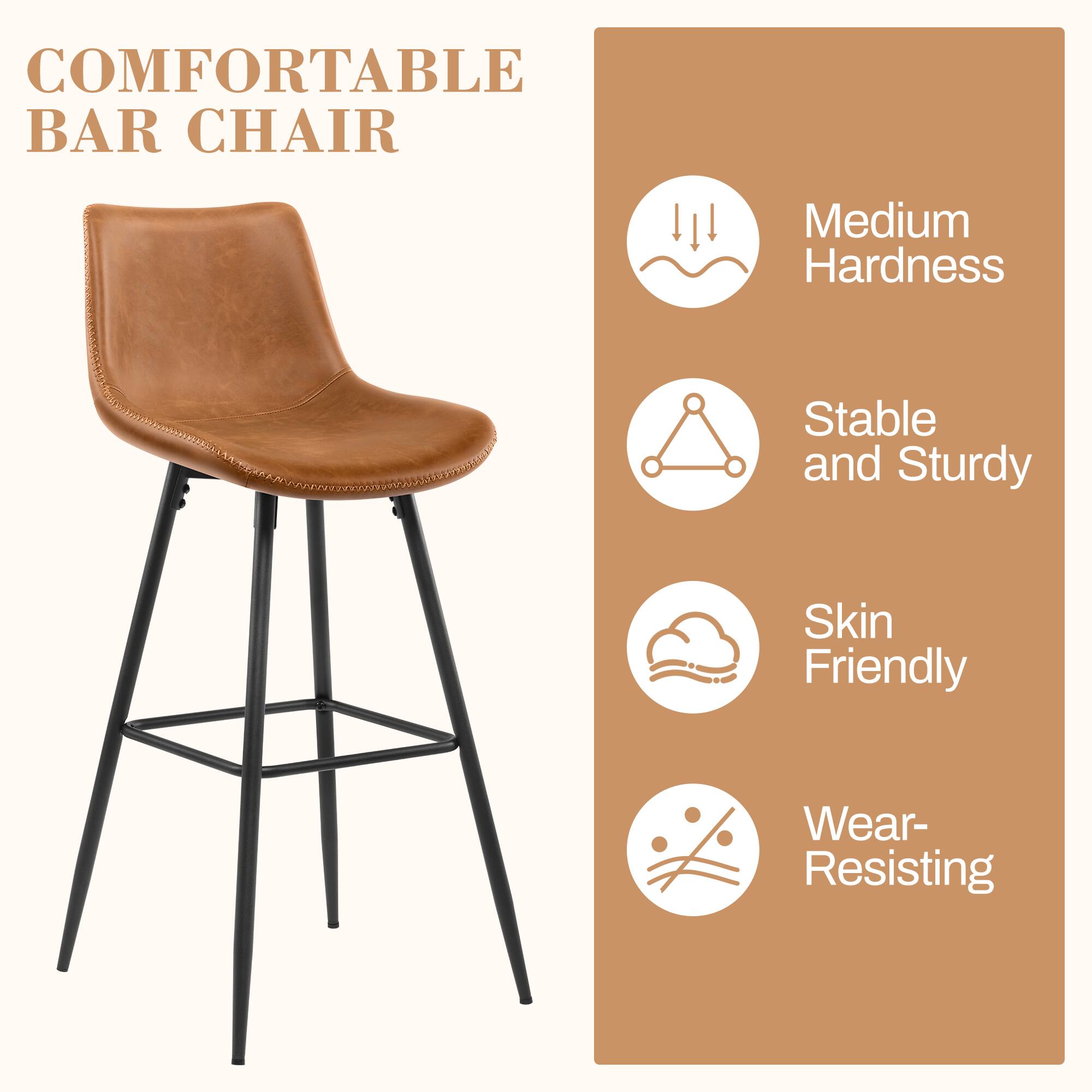 COMFORTABLE BAR CHAIR

- Medium Hardness
- Stable and Sturdy
- Skin Friendly
- Wear-Resisting
