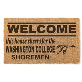 Jardine - Washington College Shoremen 18" x 30" Welcome Doormat - Brown