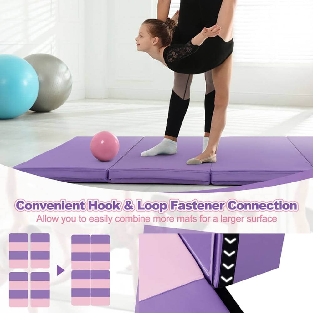 Convenient Hook & Loop Fastener Connection  
Allow you to easily combine more mats for a larger surface