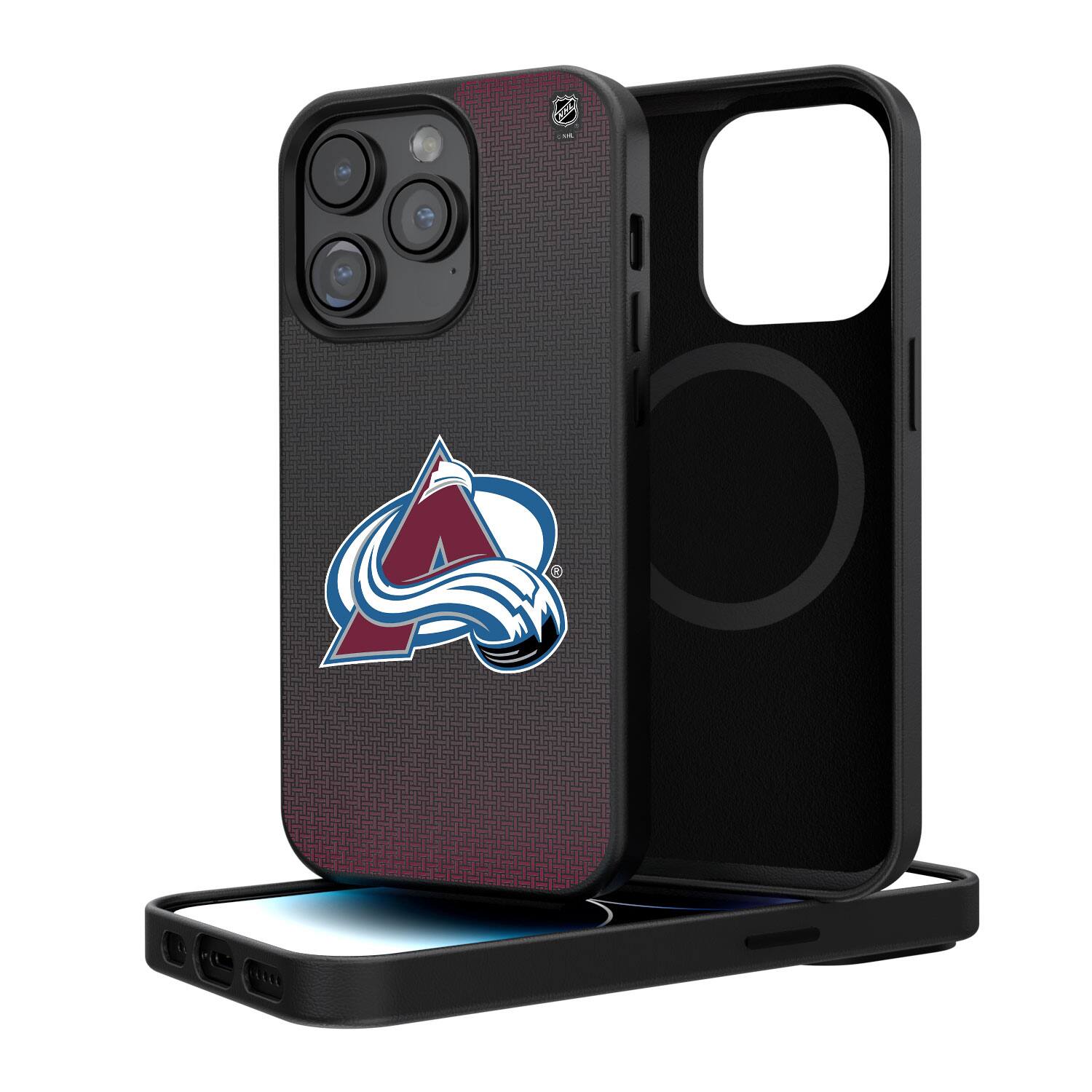 Keyscaper - NHL - Colorado Avalanche Linen Logo iPhone Magnetic Bump Case - 15 Pro - Black price history on PriceWatchPro