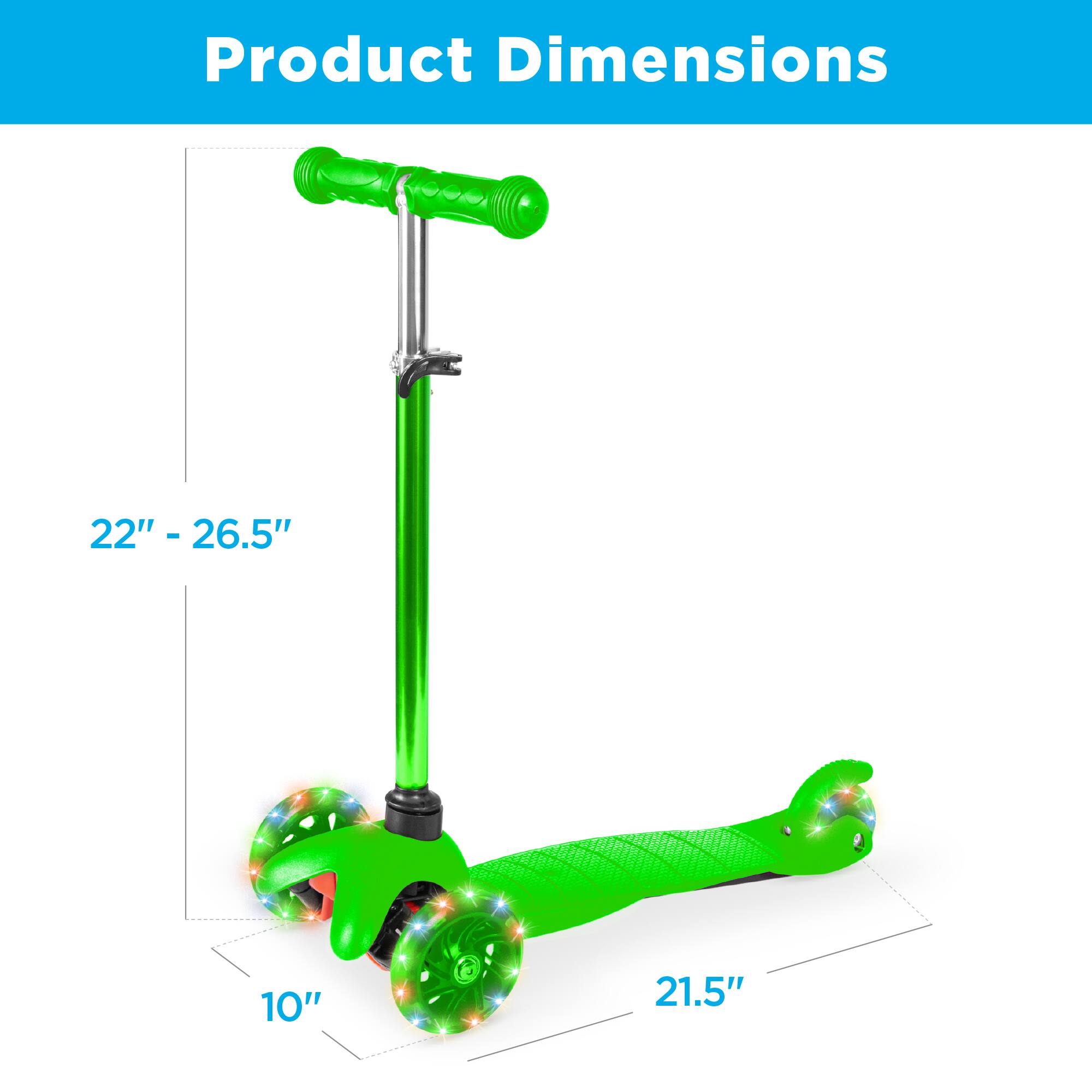 Product Dimensions

22" - 26.5"

10"

21.5"