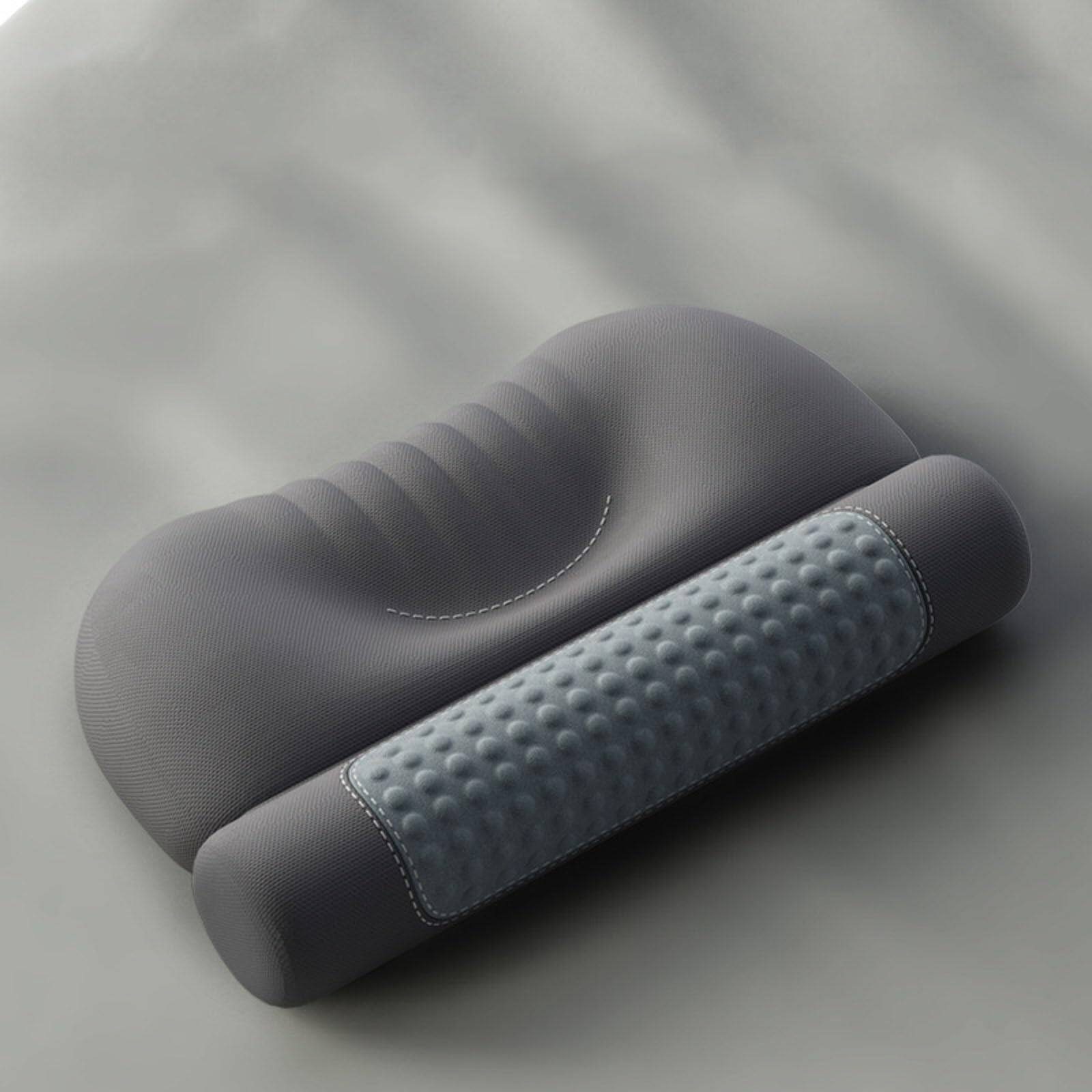 Alt View 1. Morfone - Morfone Heated Memory Foam Neck Support Pillow Improves sleep and provides soothing heat to the neck - grey.