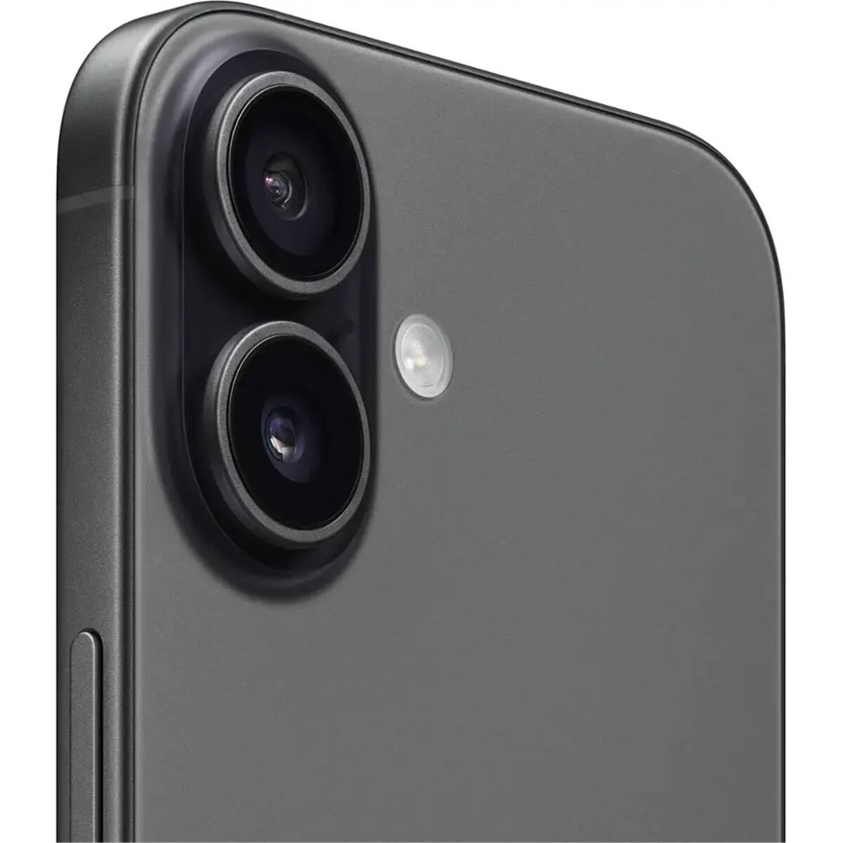 Left. Apple - iPhone 17 256GB 6.3" 5G Fully Unlocked, Black - Black.