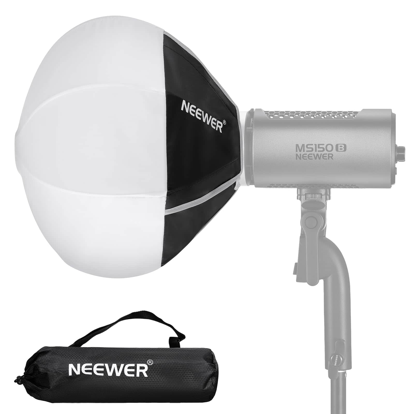 12" Lantern Softbox with NEEWER Mount, Quick Release, 360° Diffuser, NS6L