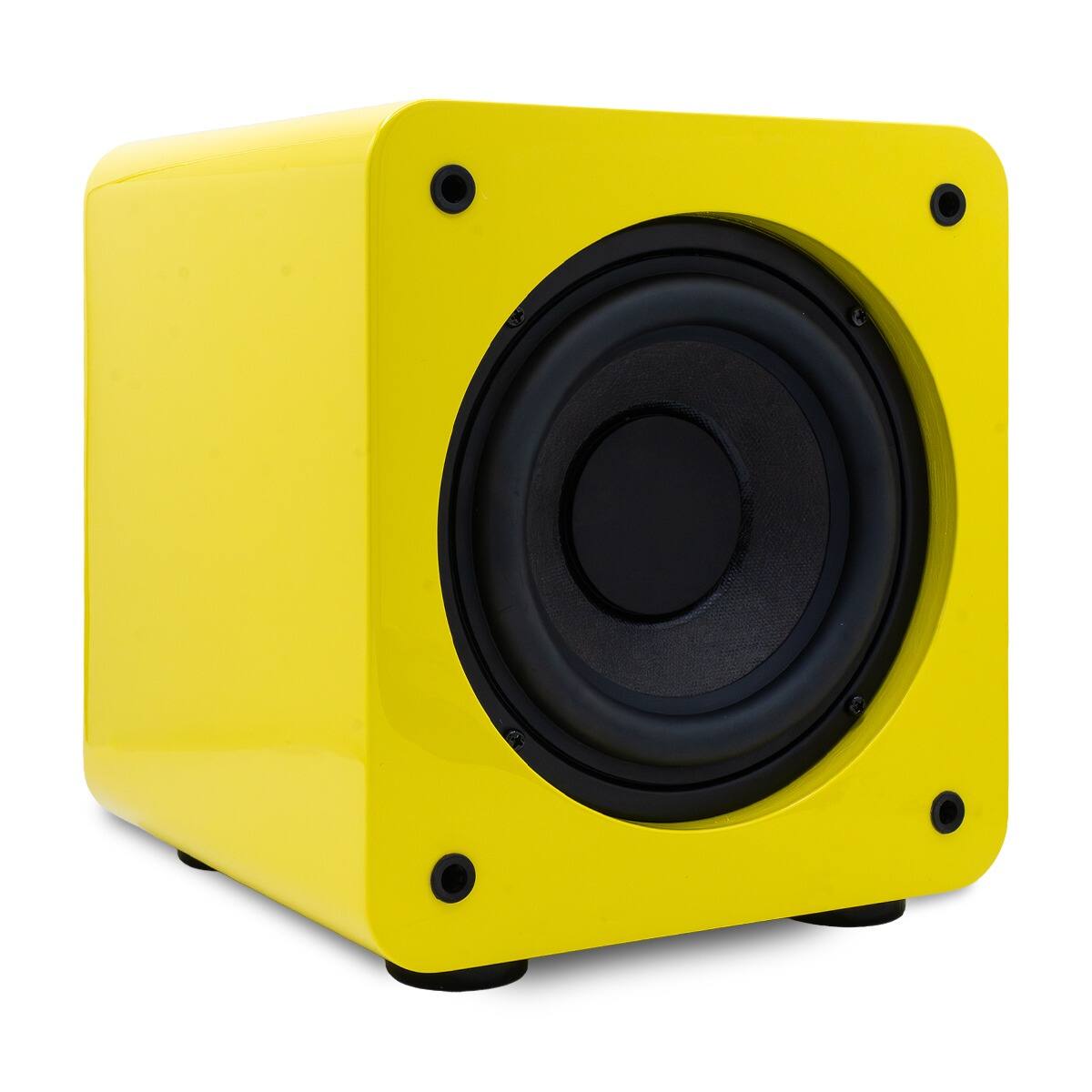 Angle. Audioengine - S6 Powered Subwoofer - Yellow.