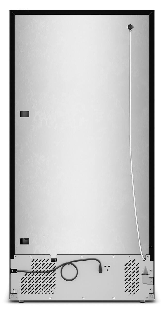 Back. Maytag - 21 Cu. Ft. Top-Freezer Refrigerator with Garage Mode - Black.