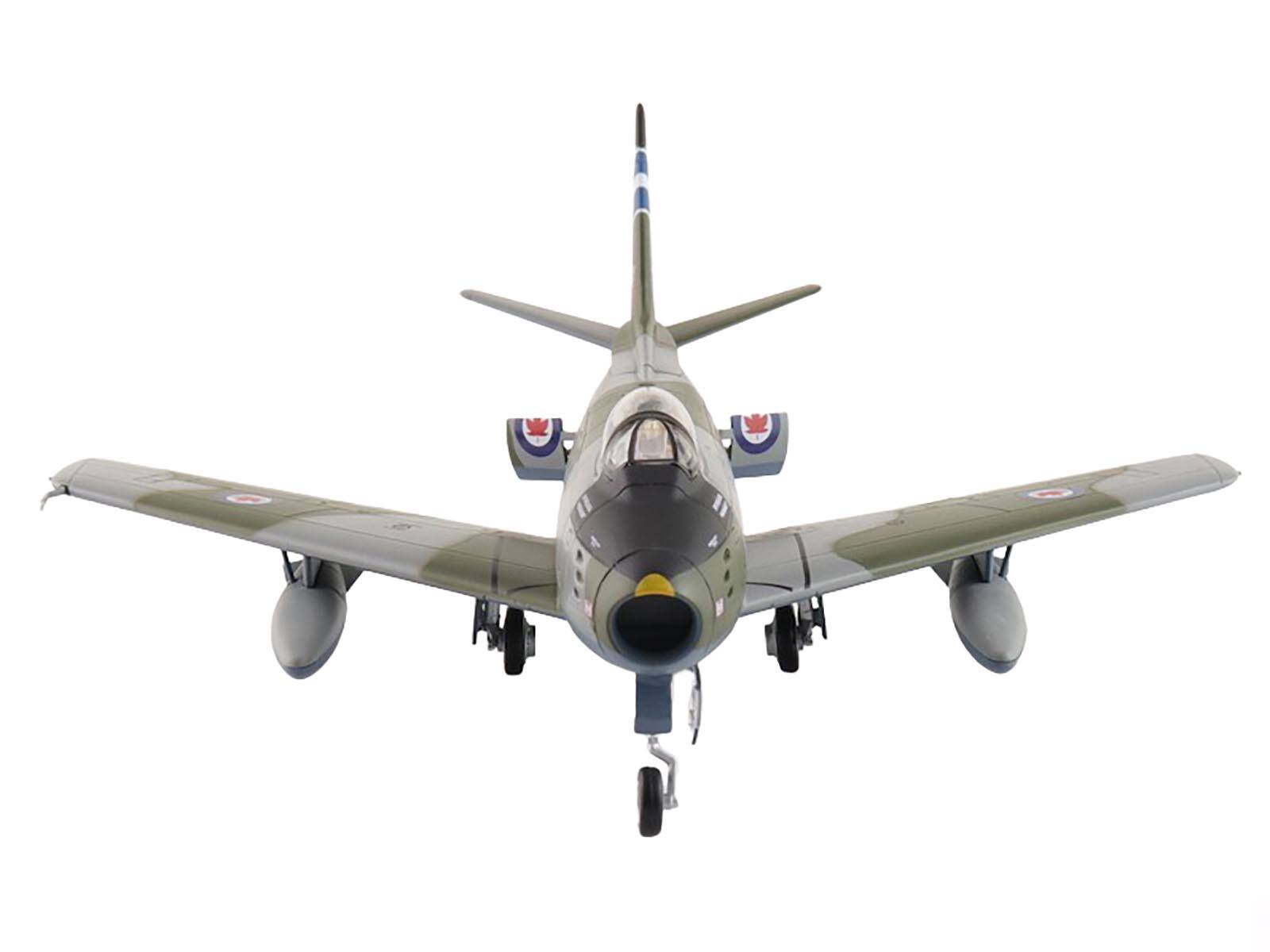 Alt View 2. Hobby Master - Canadair Sabre Mk.6 Fighter Aircraft "23622, 430 Squadron" (1950s) Royal Canadian Air Force 1/72 Model by Hobby Master.
