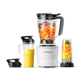 NutriBullet - SmartSense Blender Combo, 5-speed blender, 1400 Watt. White - Matte White