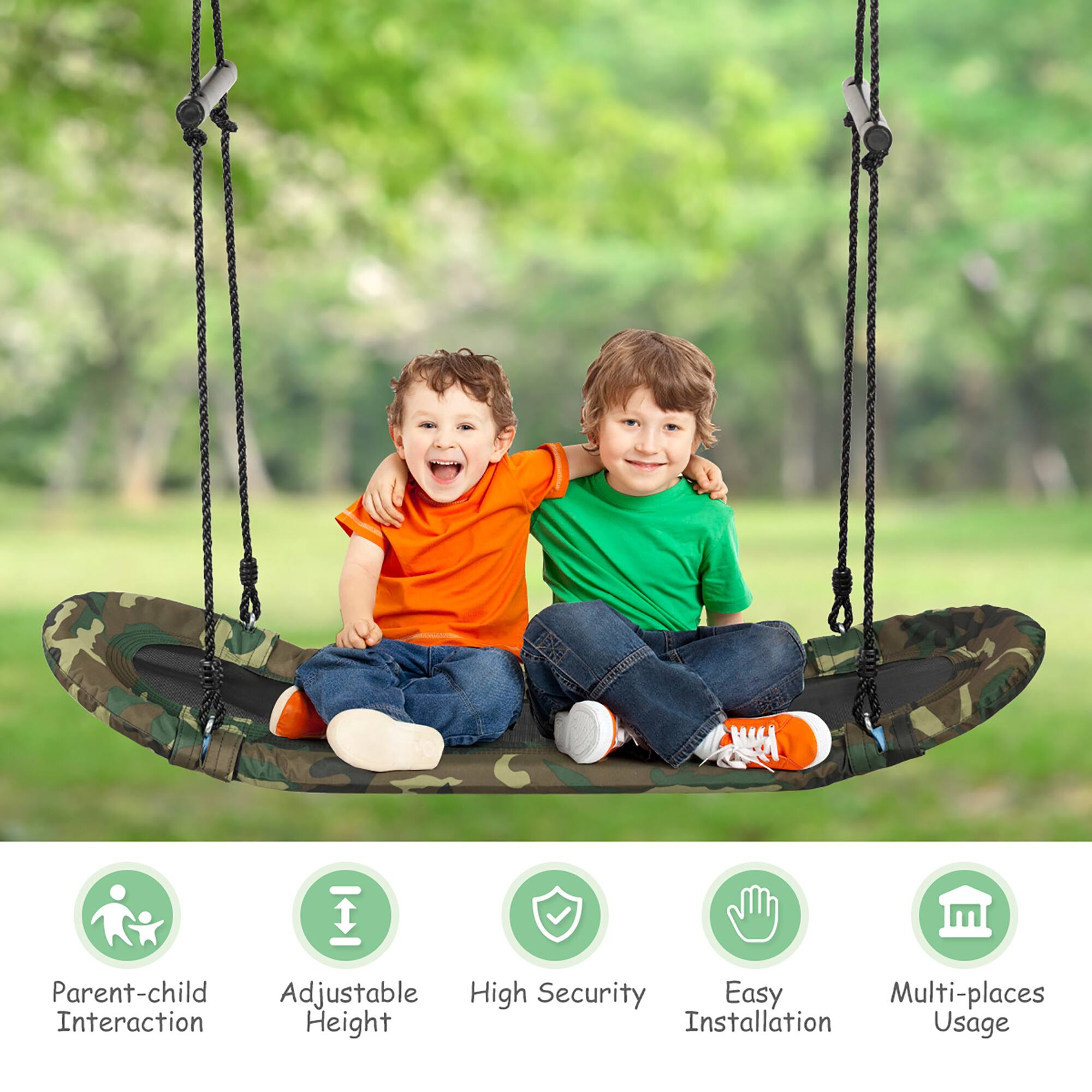 Parent-child Interaction  
Adjustable Height  
High Security  
Easy Installation  
Multi-places Usage