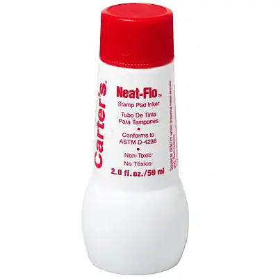 Neat-Flo Stamp Pad Ink
Tubo De Tinta Para Tampones
Conforms to ASTM D-4236
Non-Toxic
No Tóxico
2.0 fl. oz./59 ml