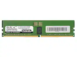 Black Diamond - 128gb (2rx8) ddr5 5200 ecc reg memory bd128g5200mcr31