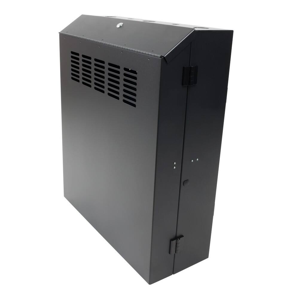 Alt View 1. RackSolutions - RackSolutions 5U Secure Vertical Wall Mount with Hinged Door 23in Depth - Black.