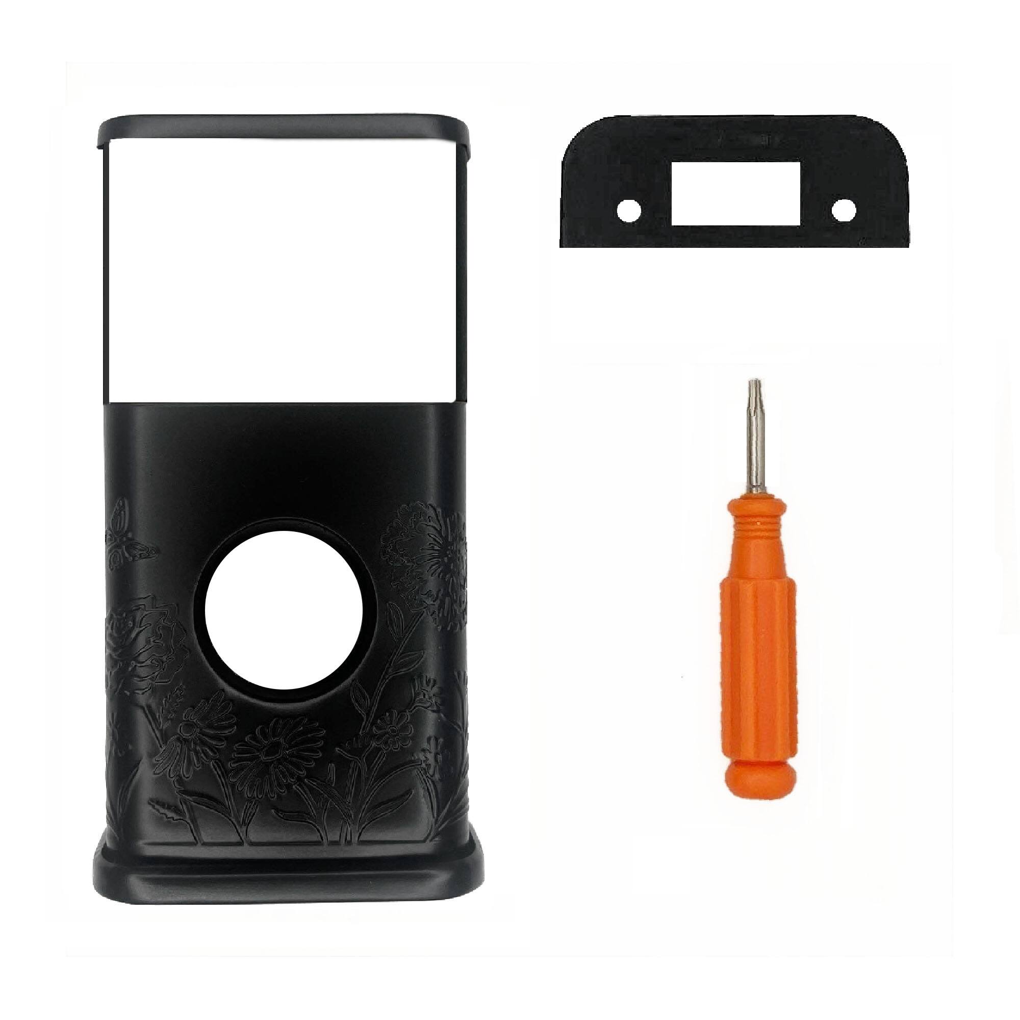 Back. Michael Healy - Garden Video Doorbell Cover (Ring 2nd Gen) - Matte Black.