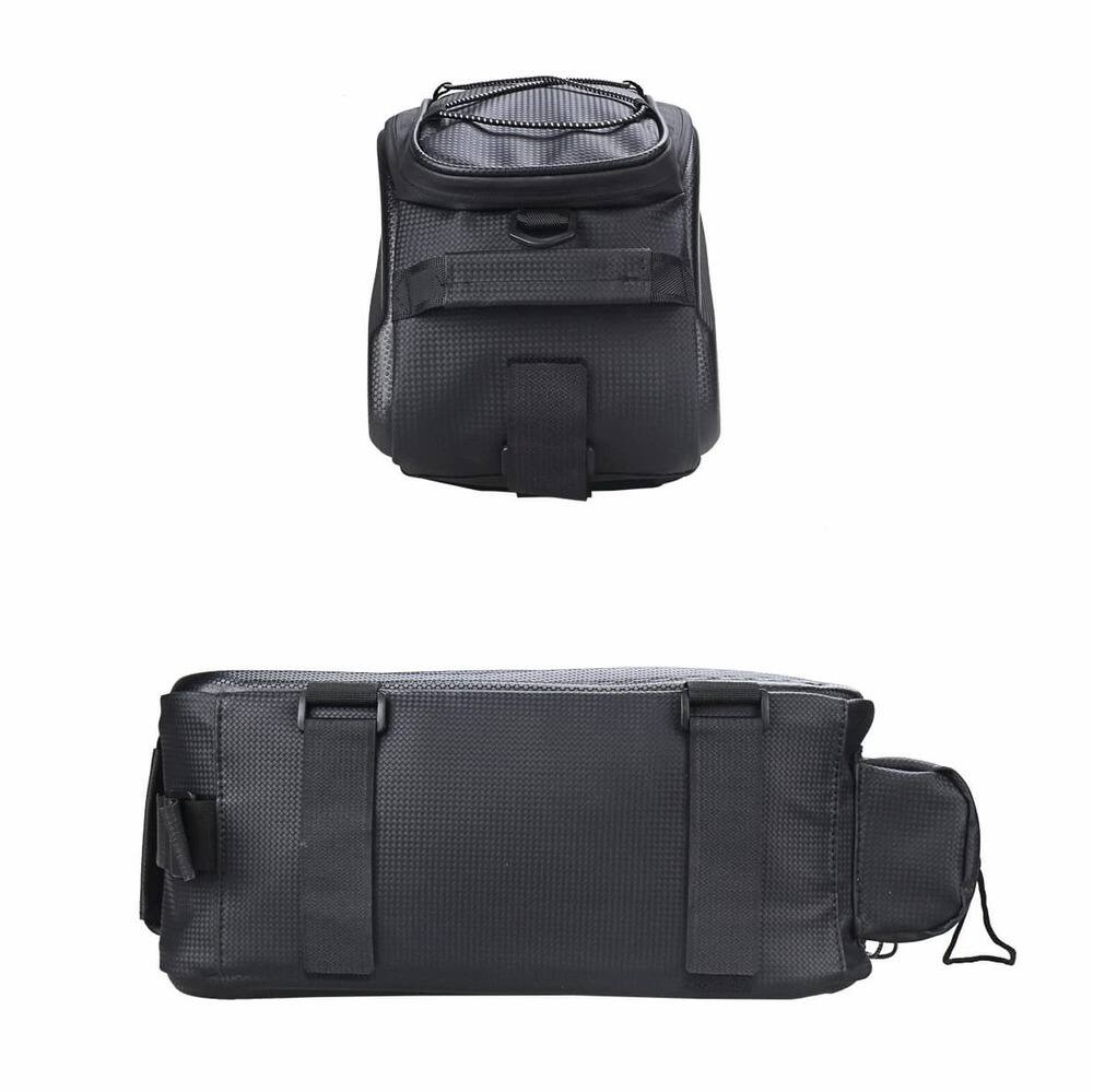 Alt View 2. Jupiter Bikes - Waterproof Trunk Bag for Bike or Scooter - Black - Black.