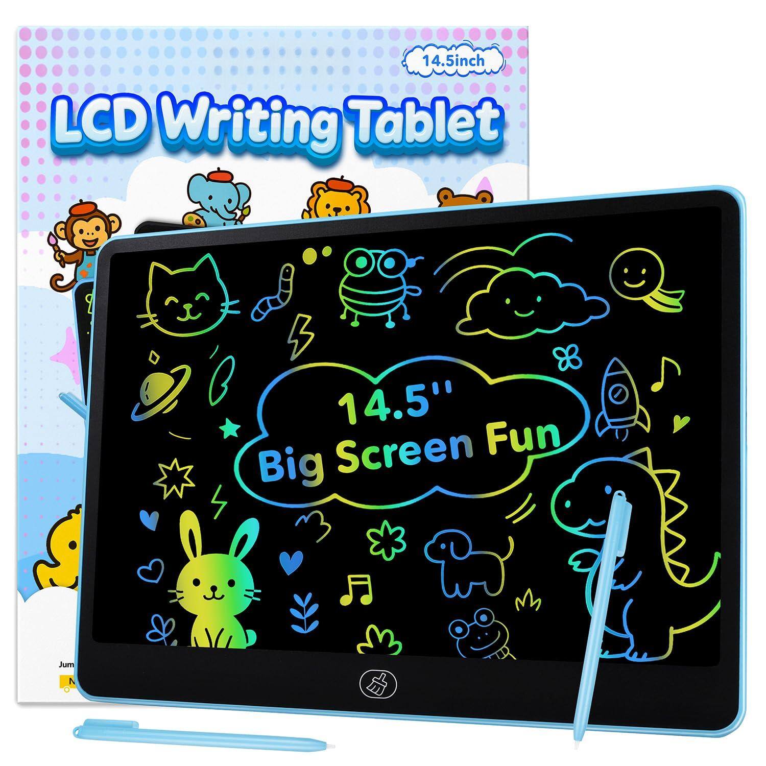 EZTW1 Lcd Writing Tablet For 14 Screen With Double Pen No mess Reusable ...