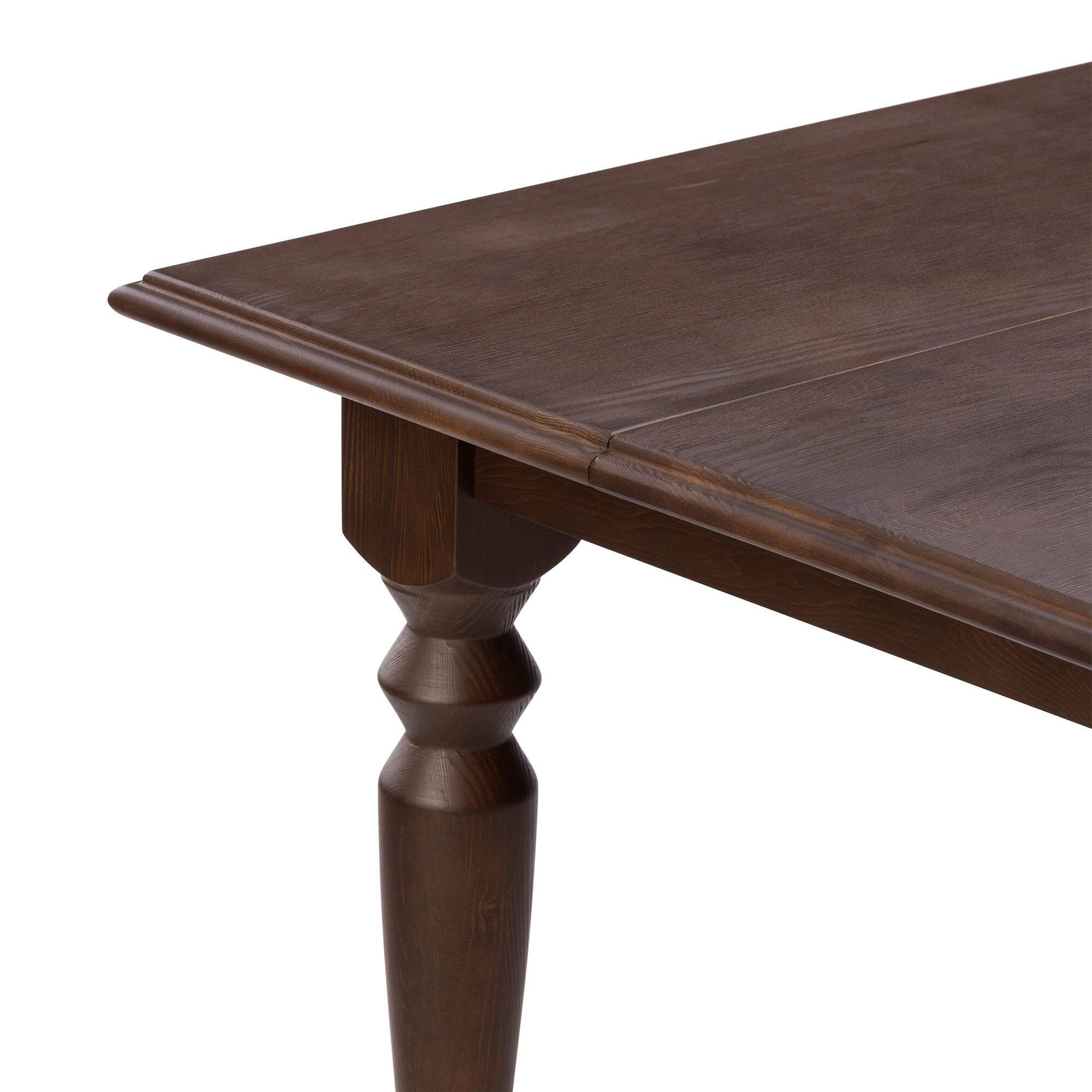 Alt View 4. Plank+Beam - Laurel Rectangular Dining Table (72in / 1828mm), Cognac - Cognac.