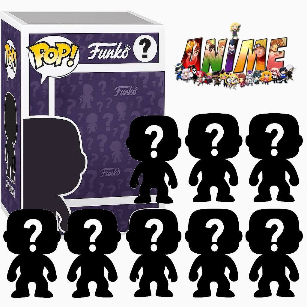 Pack of 8 Surprise Mystery Anime Funko Pop! Randomly Selected - Black price history on PriceWatchPro