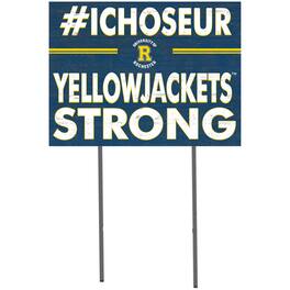 Jardine - Rochester Yellow Jackets 18'' x 24'' I Chose Lawn Sign - Navy
