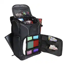 USA Gear - Magic the Gathering Backpack with Customizable Interior - Black
