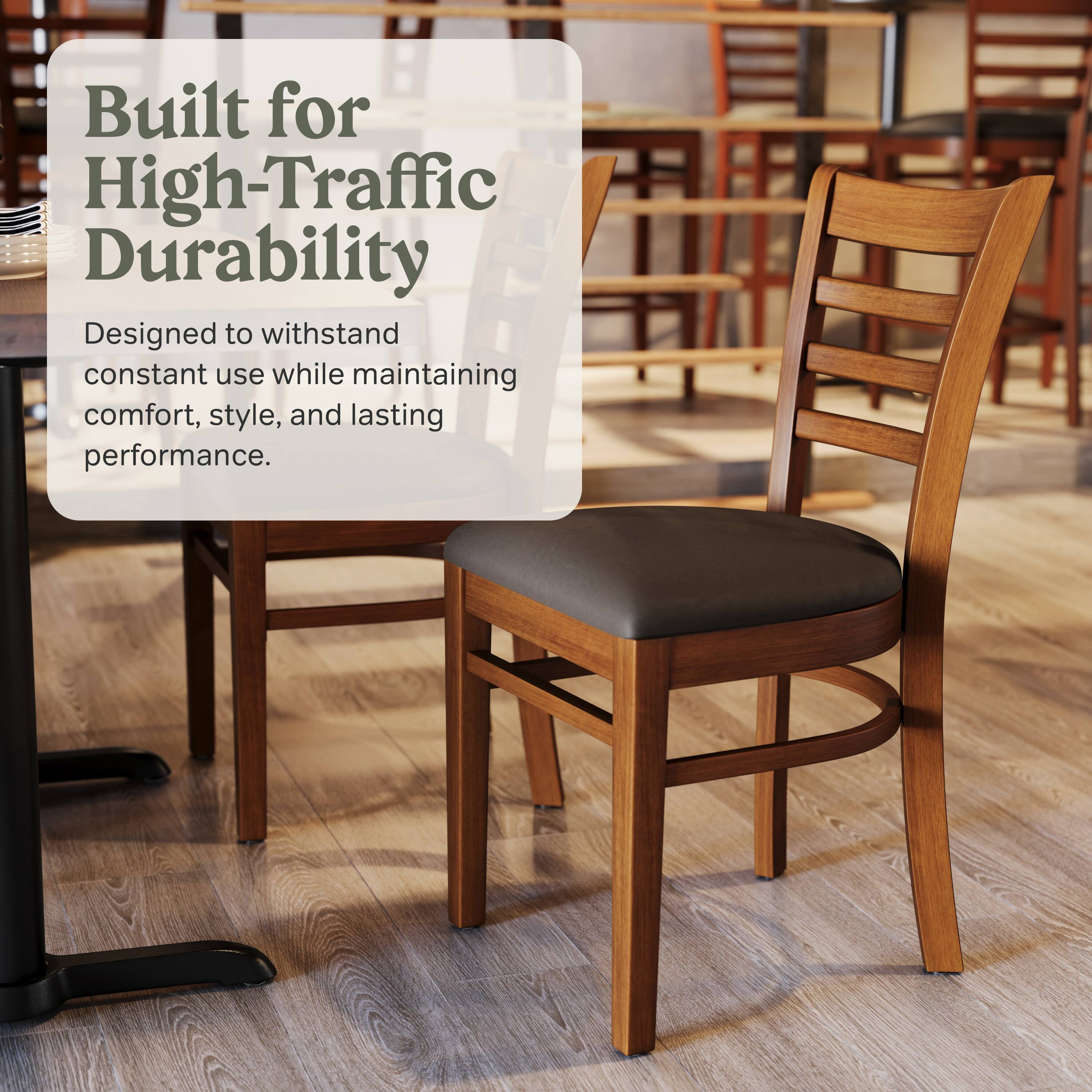 Built for High-Traffic Durability  
Designed to withstand constant use while maintaining comfort, style, and lasting performance.