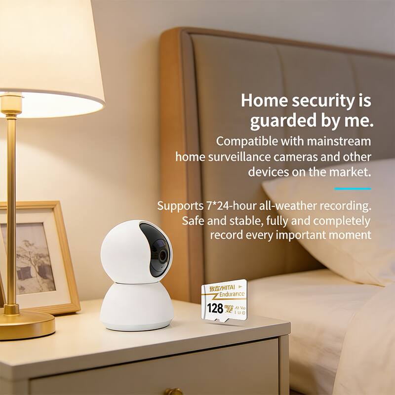 Home security is guarded by me.  
Compatible with mainstream home surveillance cameras and other devices on the market.  
Supports 7*24-hour all-weather recording. Safe and stable, fully and completely record every important moment.  

HITAI Endurance 128 m A Ve 1 DU U 6