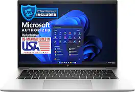 HP - Refurbished Excellent - 840 G9 14" Refurbished Laptop - Intel 12th Gen i7-1265U with 32GB RAM - Intel UHD Graphics - 2TB SSD - Silver