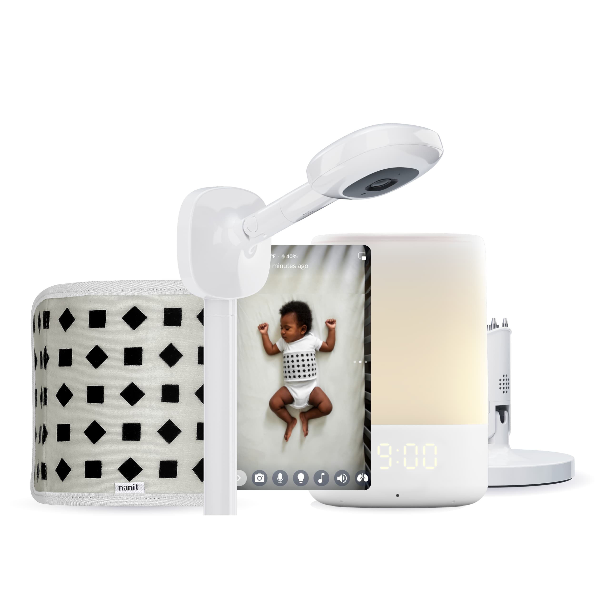 Nanit - Superior Sleep Set - Blue - Front_Zoom