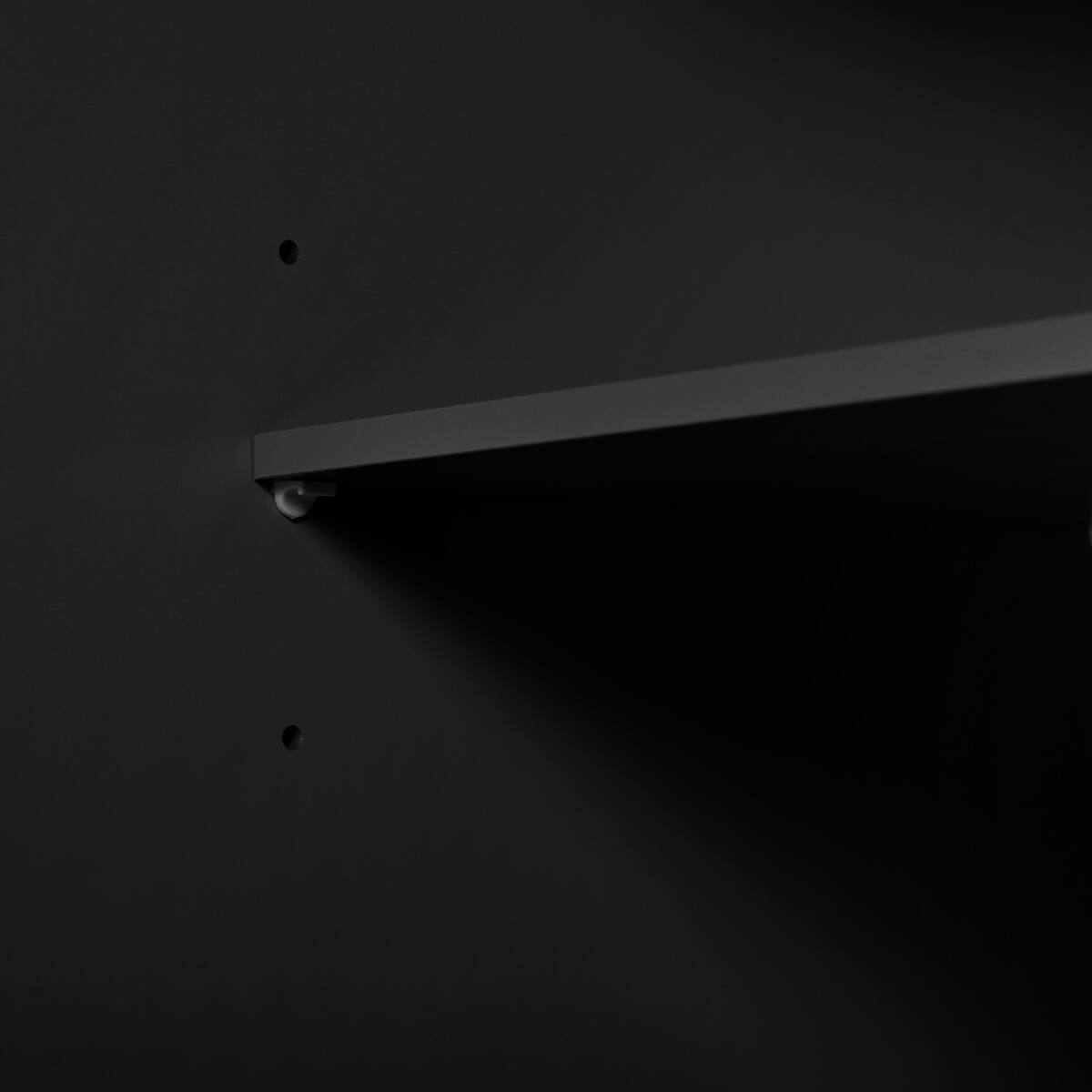 Alt View 3. Loheer - Loheer Black Fluted Kitchen Island with Trash Can Storage, Rubberwood Top & Power Outlet, 48.5in - Black.