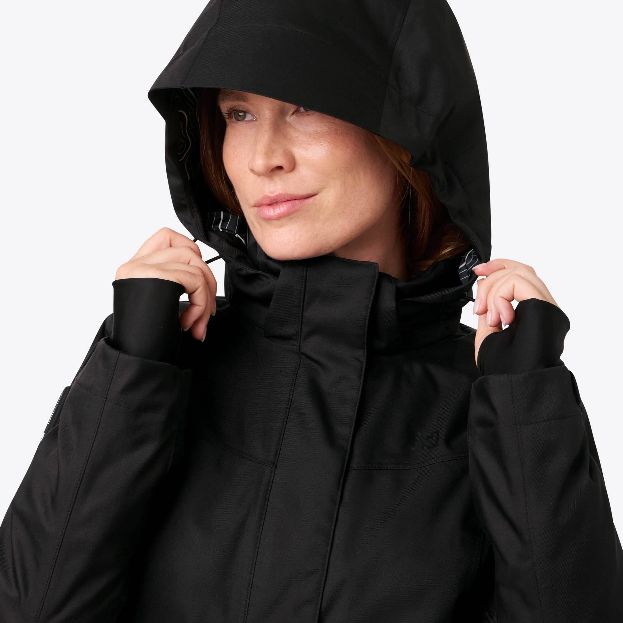 Alt View 5. Mobile Warming - Women's Denali Heated Snow Jacket - Black.