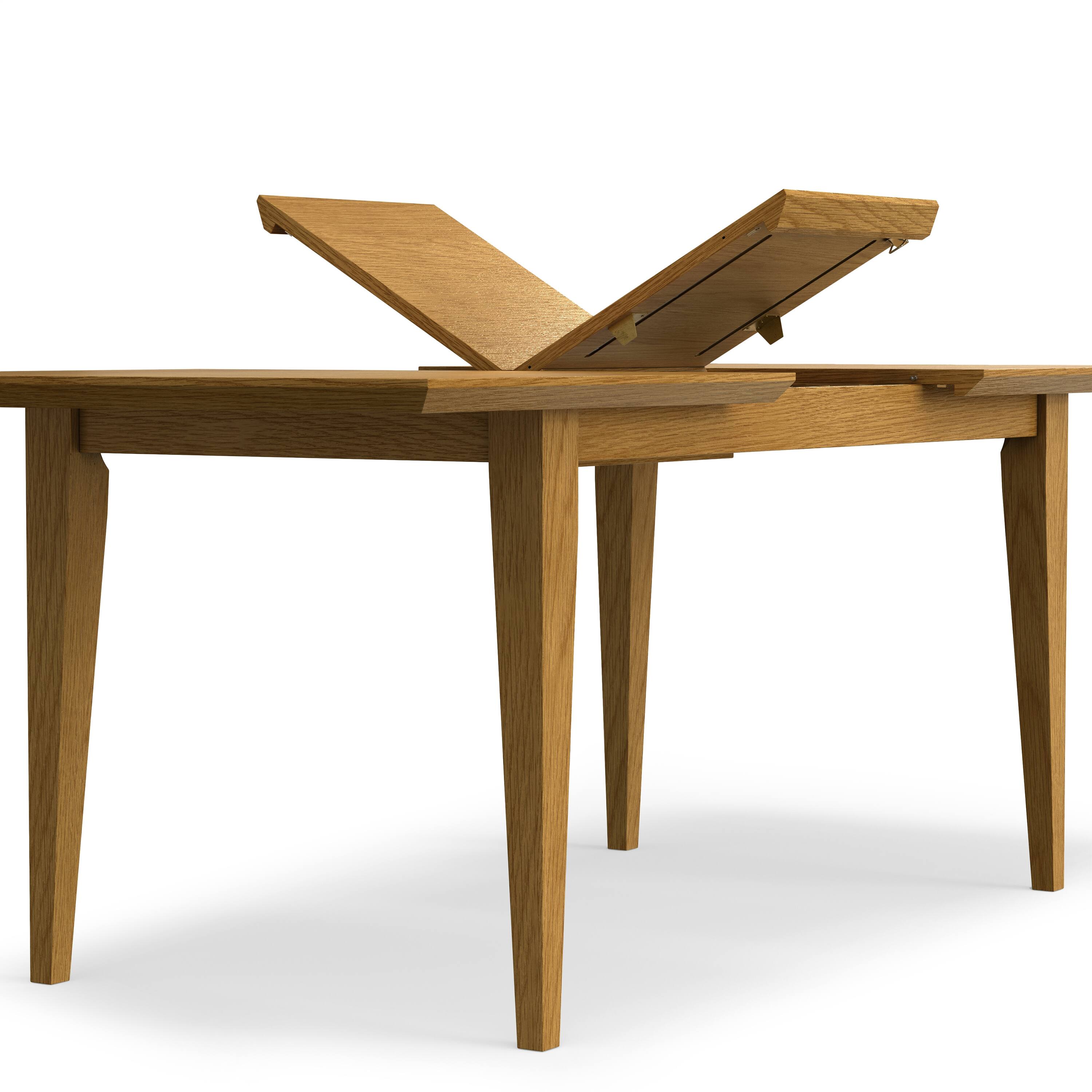 Alt View 6. Simpli Home - Colby 60-76 inch x 36 inch Rectangle Contemporary Extendable Dining Table in Oak - Oak.