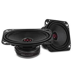 DS18 Audio - EXL 4x6" 2-way Coaxial Speaker with Built-in Driver (Pair), 60W RMS 3-Ohm