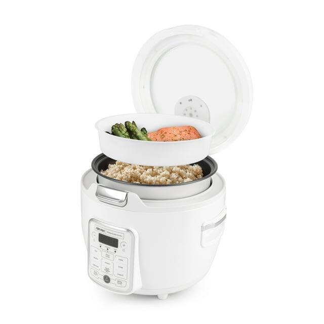 Alt View 2. AROMA - Aroma Professional 20-Cup (Cooked) / 4Qt. Digital Rice & Grain Multicooker Remanufactured - White.