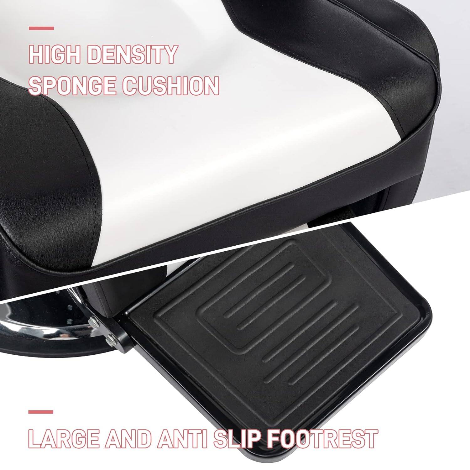 HIGH DENSITY SPONGE CUSHION

LARGE AND ANTI SLIP FOOTREST