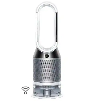 Front. Dyson - PH01 Pure Humidify + Cool Smart Tower Humidifier & Air Purifier - White/Silver.