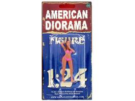 March Bikini Calendar Girl Figure for 1/24 Scale Models by American Diorama - Multi