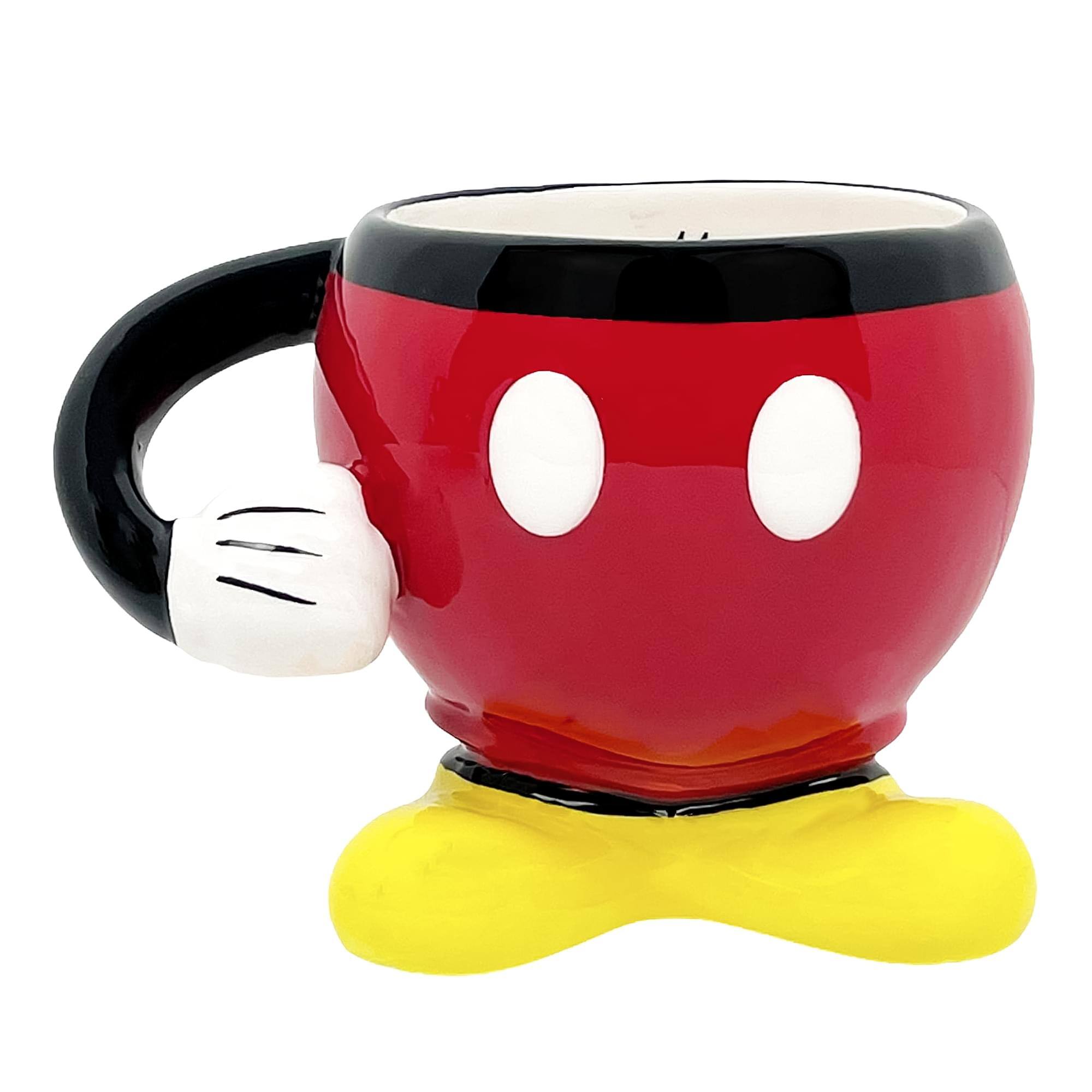 Alt View 1. Disney - Disney Mickey Mouse Red Molded Mug with Arm - Red.