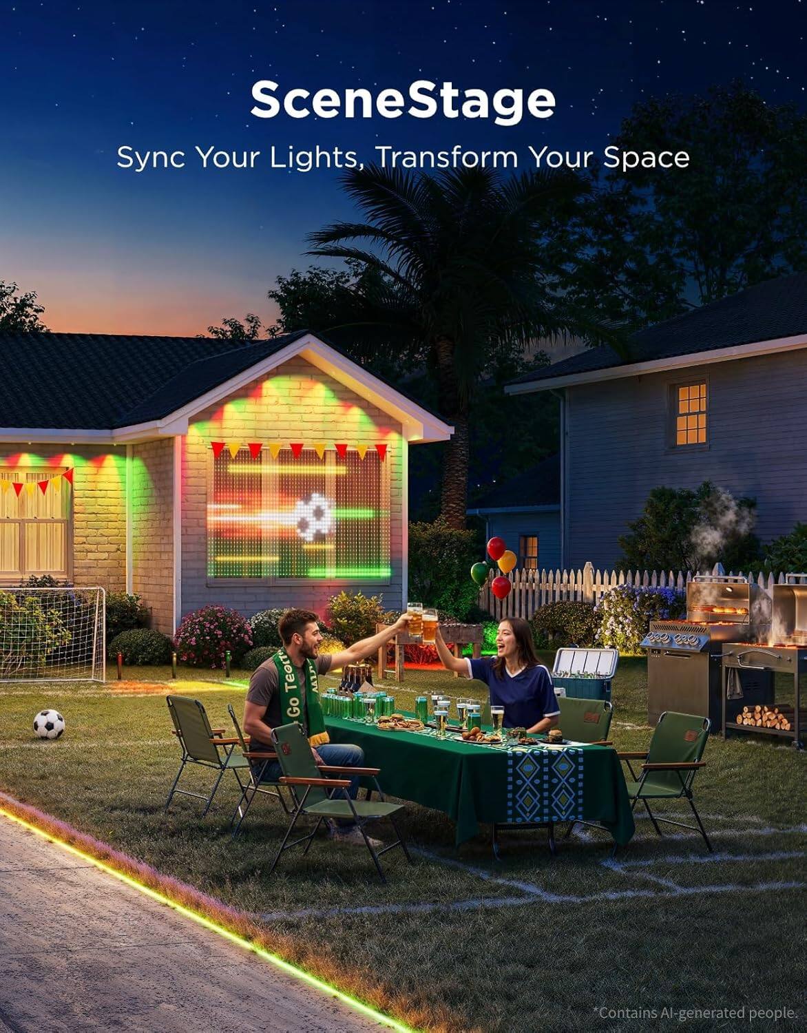 SceneStage  
Sync Your Lights, Transform Your Space  

*Contains AI-generated people.