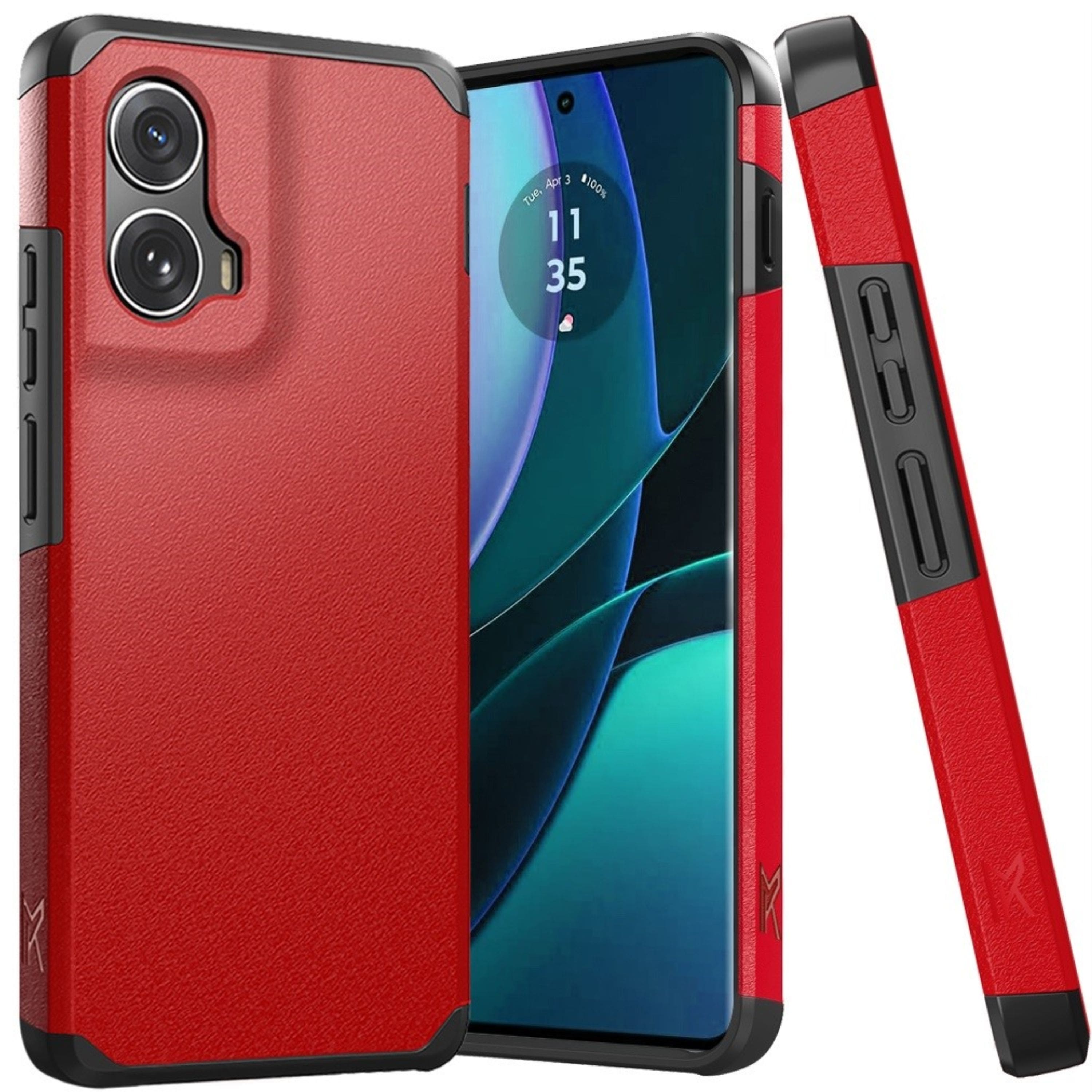 Kitcheniva - Protective Tough Armor Case For Motorola Edge 5G 2024 - Red price history on PriceWatchPro