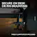 SECURE ON DESK OR RIG MOUNTING
TABLE CLAMP & BOLTS INCLUDED