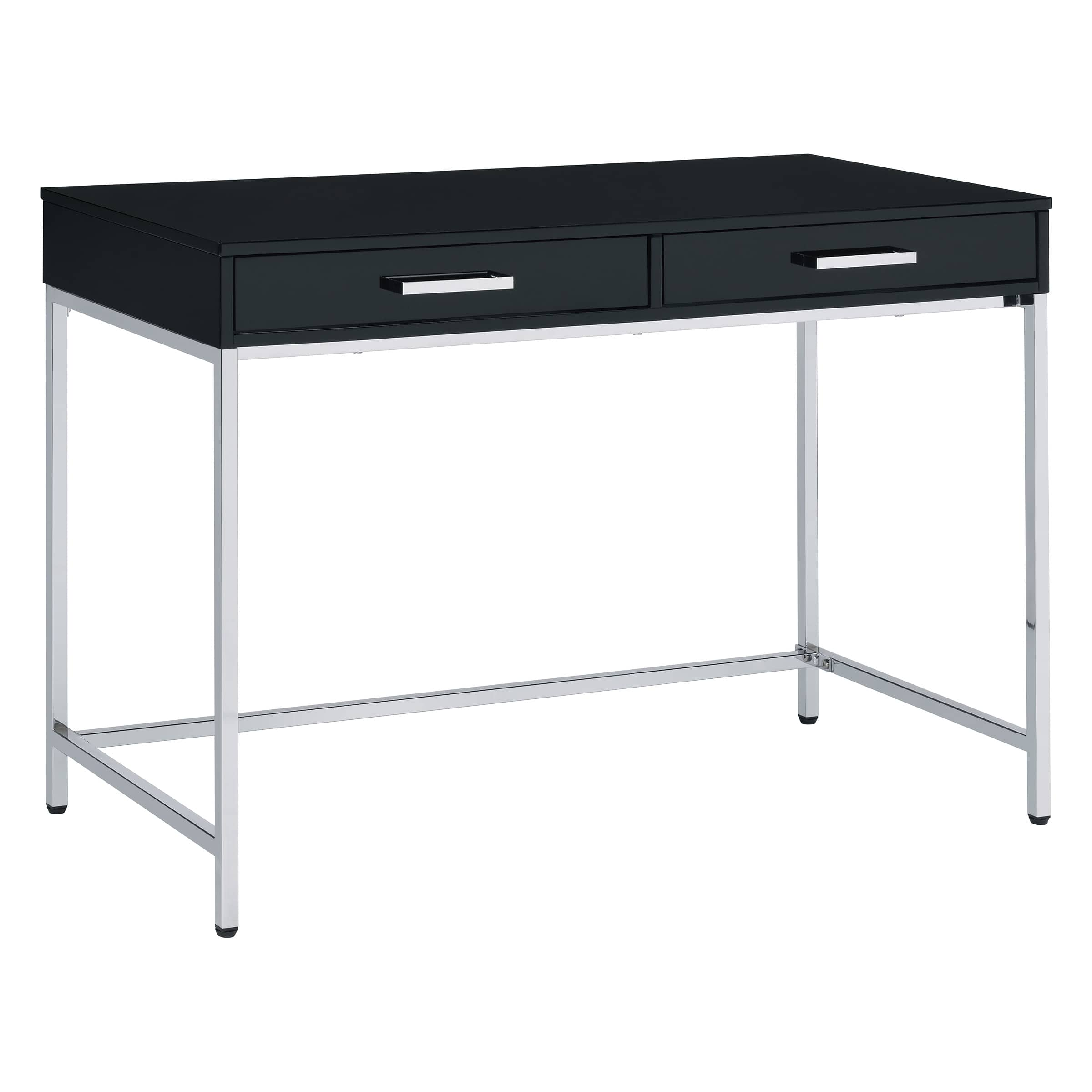 OSP Home Furnishings – Alios Desk – Black/Chrome Sansujyuku sansujyuku.com