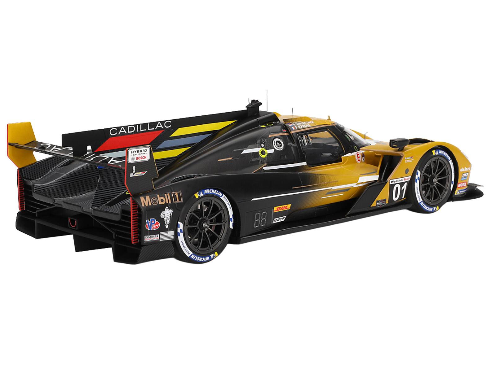 CADILLAC HYBRID  
BOSCH  
MICHELIN  
Mobil 1  
VP Racing Fuels  
PLOT SPORT  
MICHELIN  
WeatherTech  
DHL  
01  
88