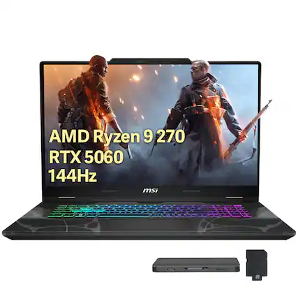 AMD Ryzen 9 270 RTX 5060 144Hz MSI
